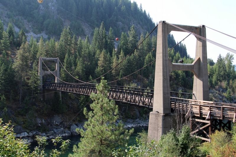 Doukhobor Suspension Bridge. Click for full size. Doukhobor Suspension Bridge image. Click for full size.