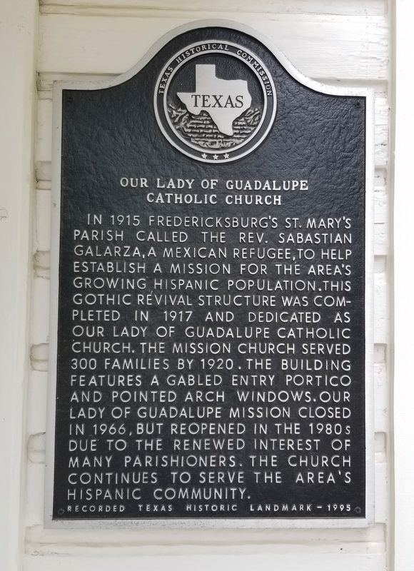 Our Lady of Guadalupe Catholic Church Marker image. Click for full size.