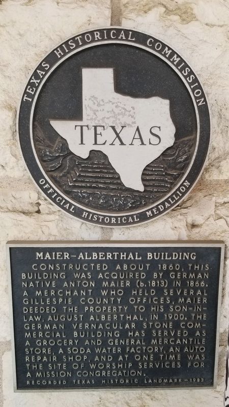 Maier-Alberthal Building Marker image. Click for full size.