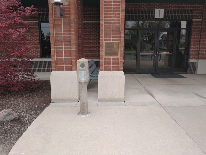 The Lincoln Highway Marker. Click for full size. The Lincoln Highway Marker image. Click for full size.