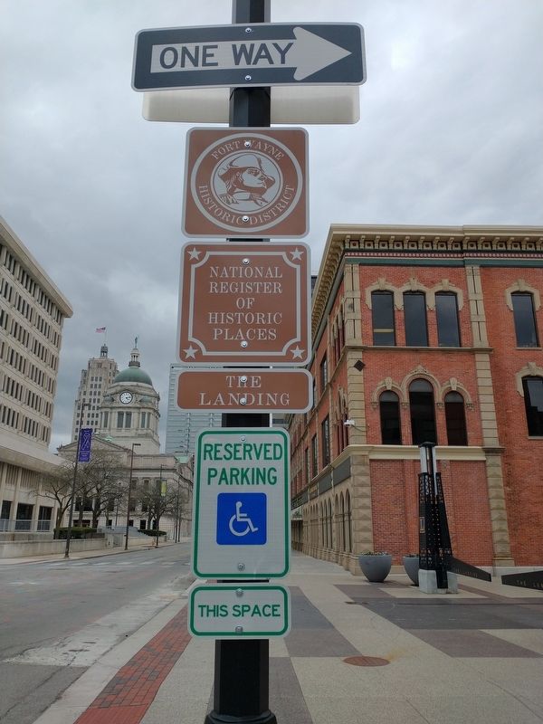 Fort Wayne Historic District Marker. Click for full size. Fort Wayne Historic District Marker image. Click for full size.