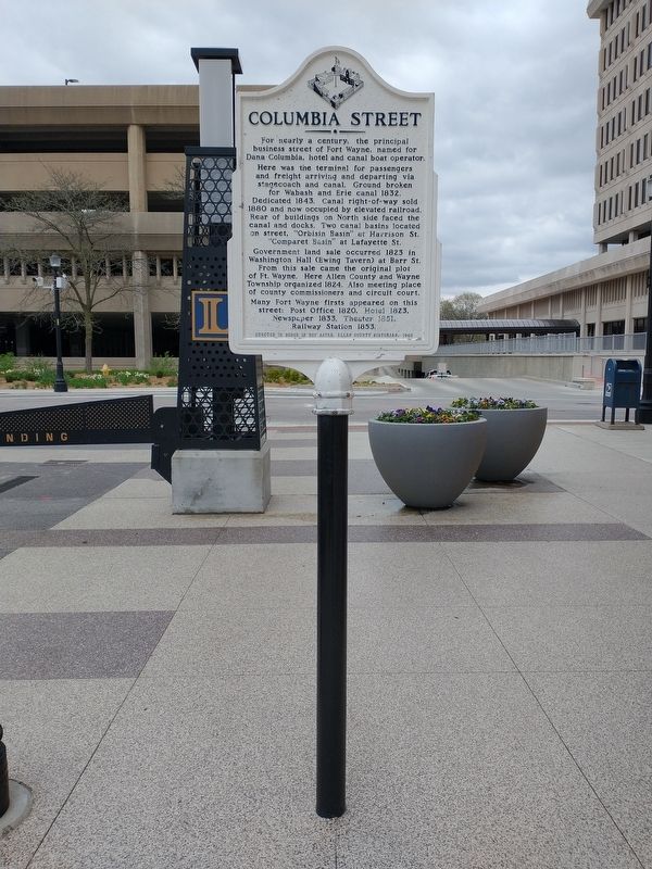 Columbia Street Marker. Click for full size. Columbia Street Marker image. Click for full size.