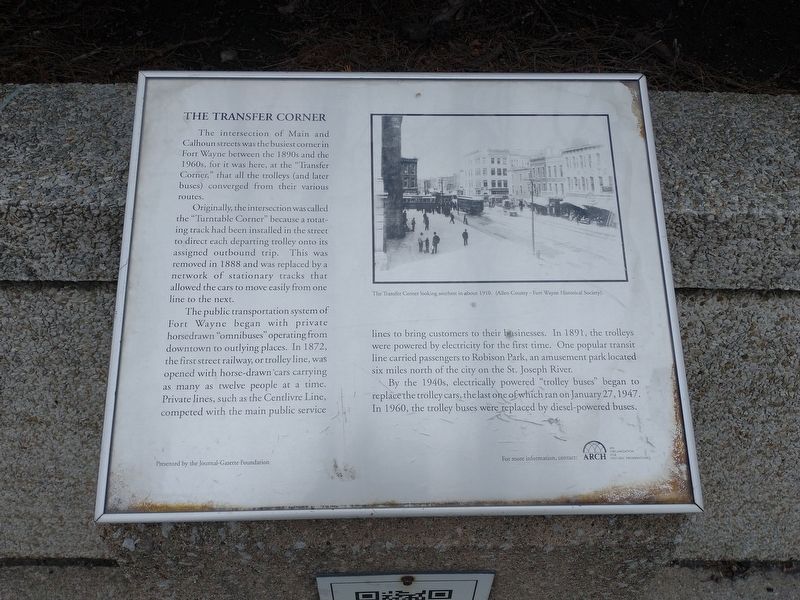 The Transfer Corner Marker. Click for full size. The Transfer Corner Marker image. Click for full size.