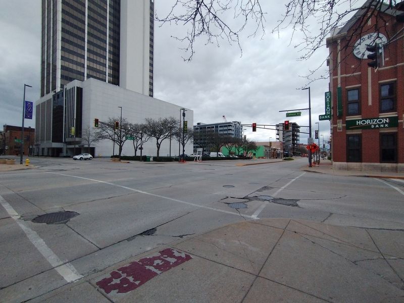The Transfer Corner Marker. Click for full size. The Transfer Corner Marker image. Click for full size.