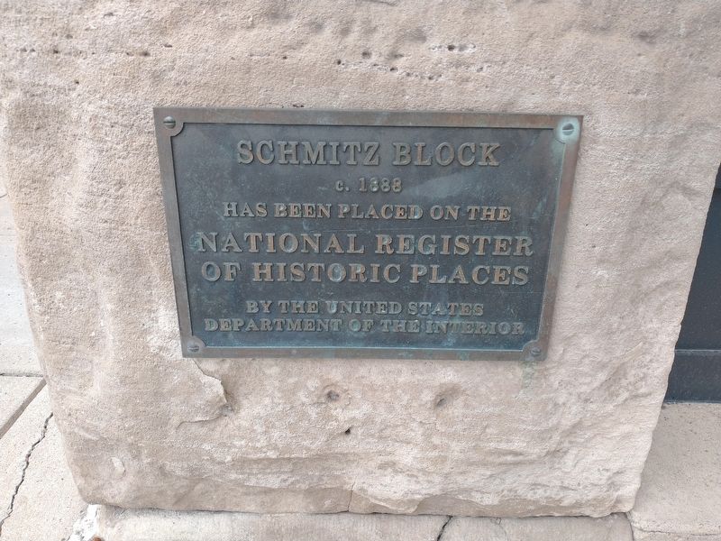 Schmitz Block Marker. Click for full size. Schmitz Block Marker image. Click for full size.