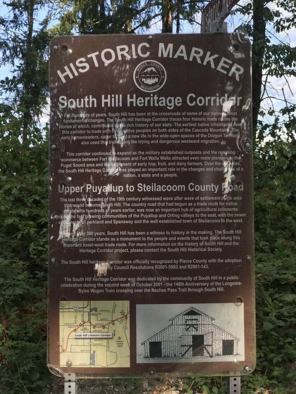 South Hill Heritage Corridor Marker image. Click for full size.