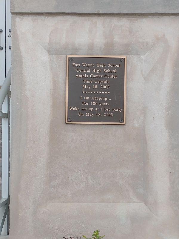 Fort Wayne Public High School Marker. Click for full size. Fort Wayne Public High School Marker image. Click for full size.
