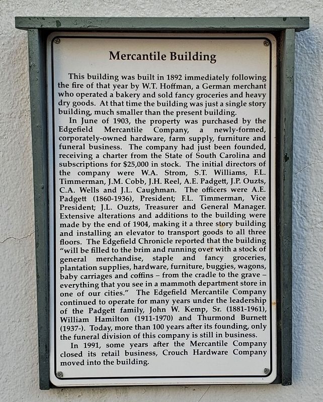 Mercantile Building Marker image. Click for full size.