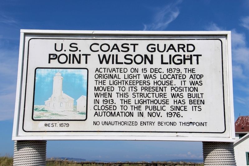 Point Wilson Light Marker image. Click for full size.