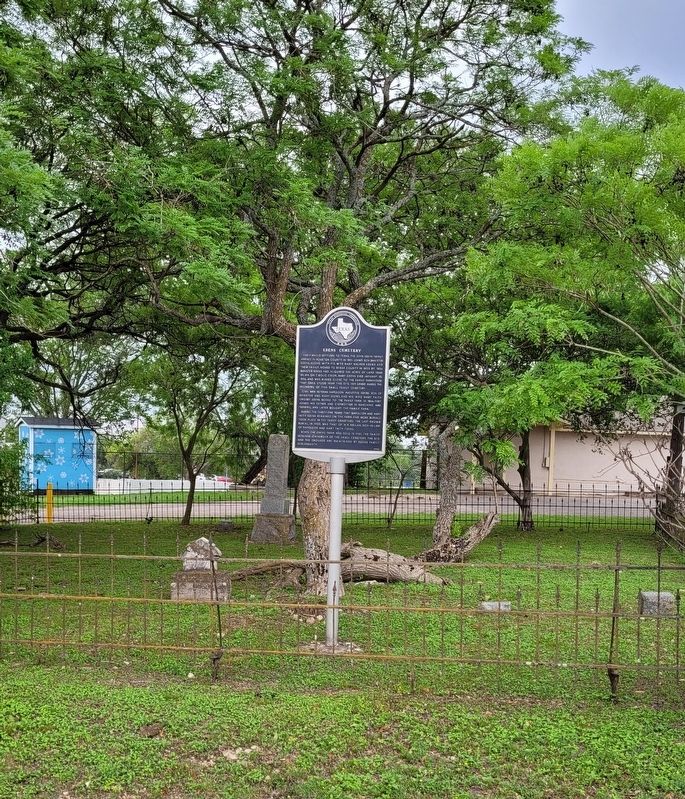 The Edens Cemetery and Marker image. Click for full size.