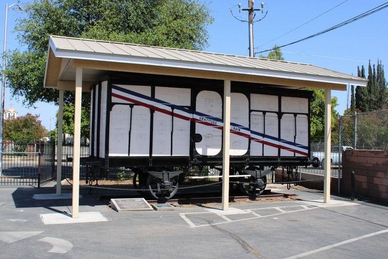 French Merci Train Boxcar image. Click for full size.