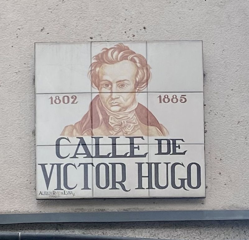 Victor Hugo - street sign image. Click for full size.