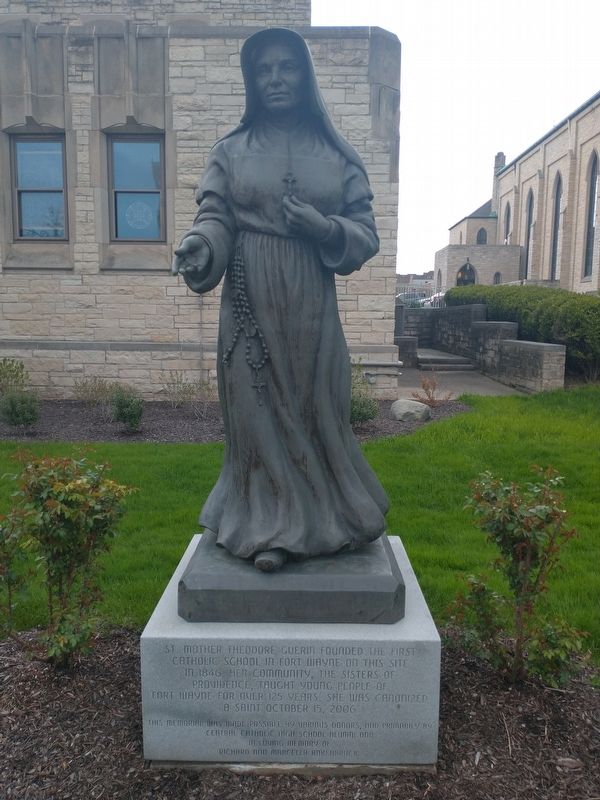 St. Mother Theodore Guerin Marker. Click for full size. St. Mother Theodore Guerin Marker image. Click for full size.