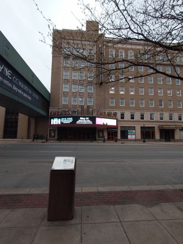 The Embassy Theater Marker image. Click for full size.