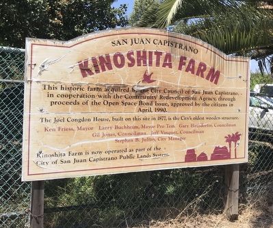 Kinoshita Farm Marker image. Click for full size.