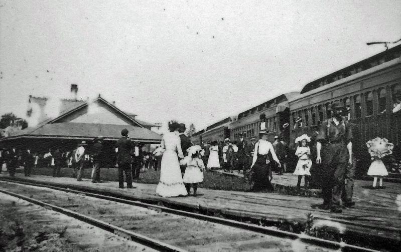 Marker detail: Hanover Union Station image. Click for full size.