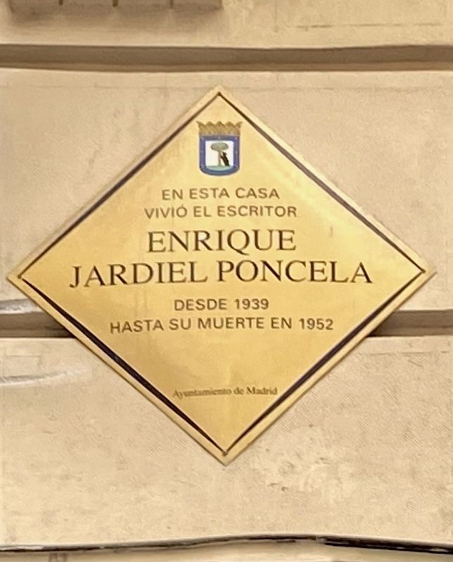 Enrique Jardiel Poncela Marker image. Click for full size.