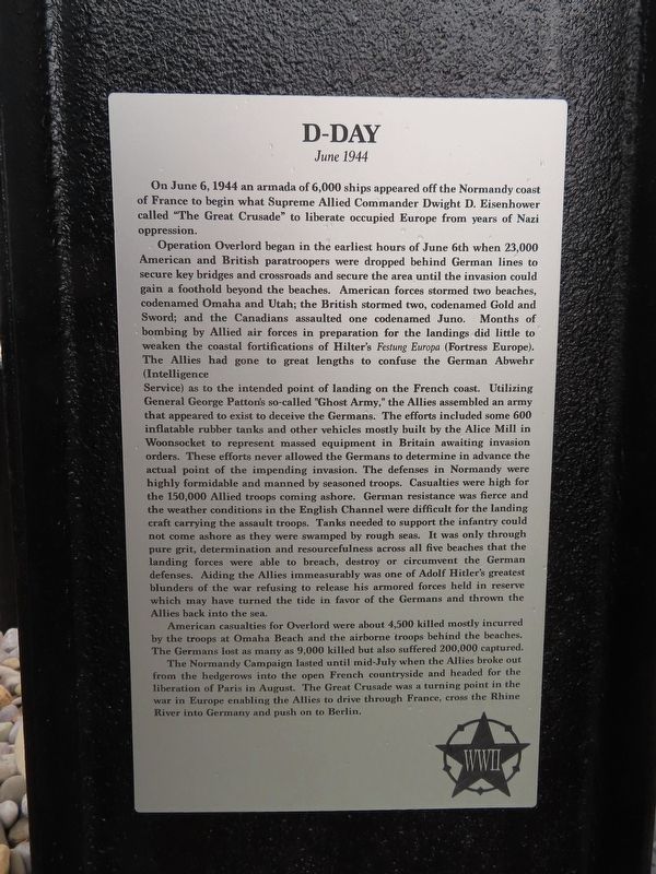 D-Day Marker image. Click for full size.