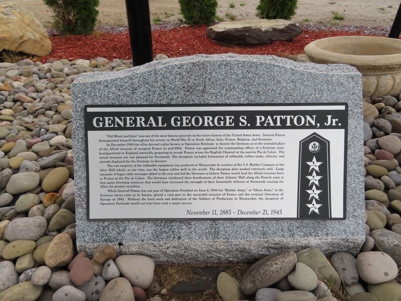 General George S. Patton, Jr. Marker image. Click for full size.