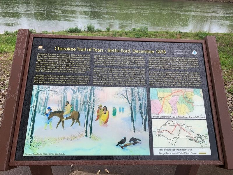 Cherokee Trail of Tears Marker image. Click for full size.