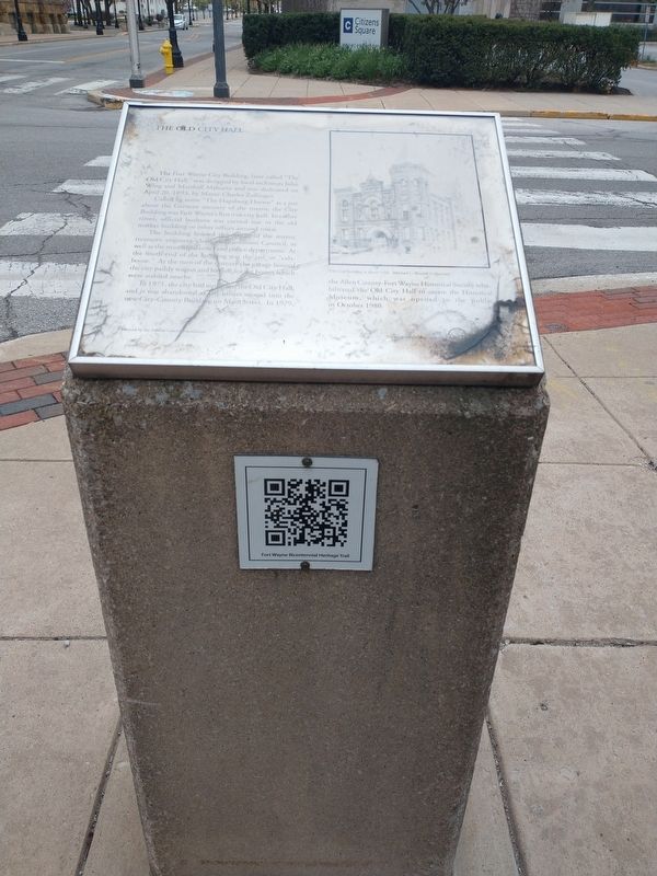 The Old City Hall Marker. Click for full size. The Old City Hall Marker image. Click for full size.