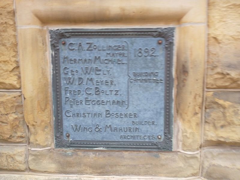 The Old City Hall Marker. Click for full size. The Old City Hall Marker image. Click for full size.