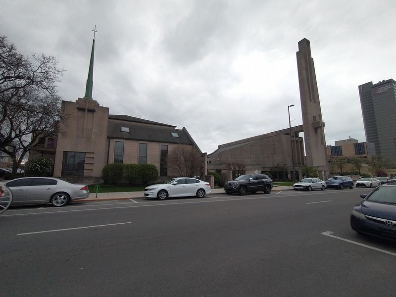 First Wayne Street United Methodist Church Marker. Click for full size. First Wayne Street United Methodist Church Marker image. Click for full size.