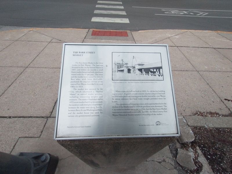The Barr Street Market Marker image. Click for full size.
