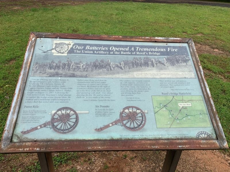 Our Batteries Opened a Tremendous Fire Marker. Click for full size. Our Batteries Opened a Tremendous Fire Marker image. Click for full size.