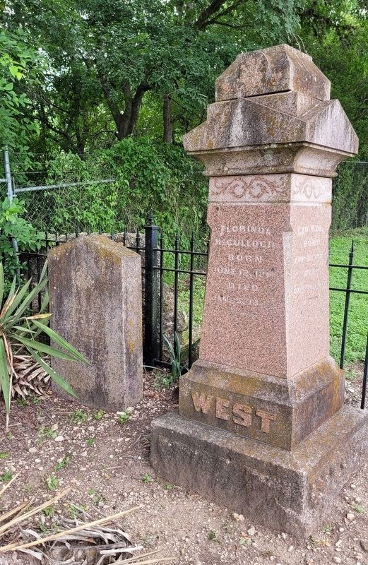 The West family gravestone and Marker image. Click for full size.