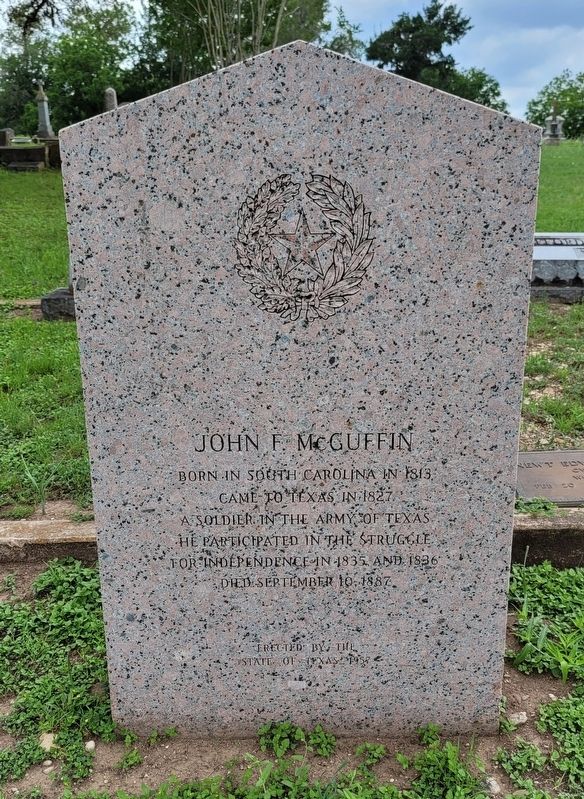 John F. McGuffin Marker image. Click for full size.