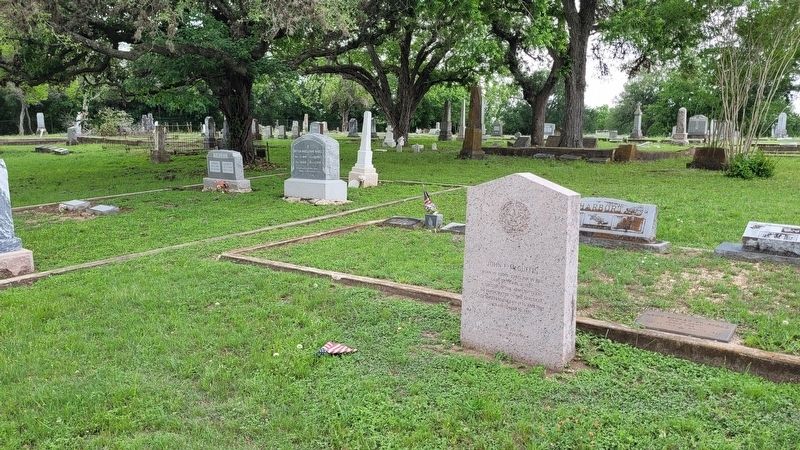 The John F. McGuffin Marker in the cemetery image. Click for full size.