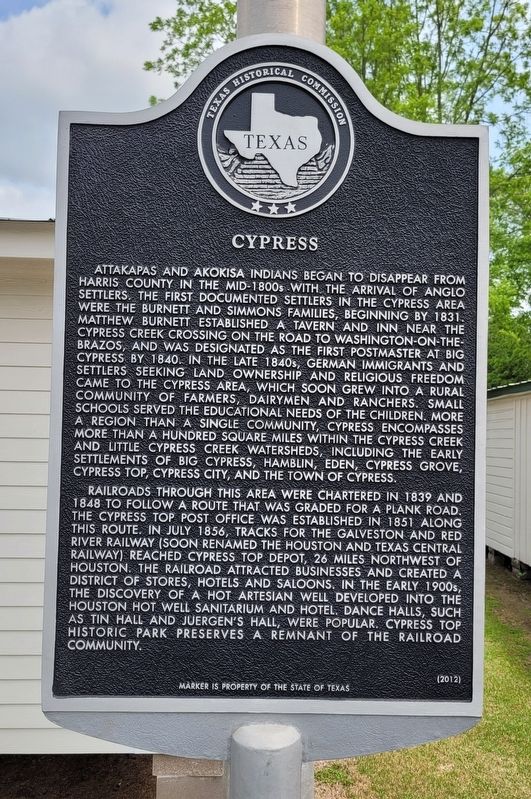Cypress Marker image. Click for full size.