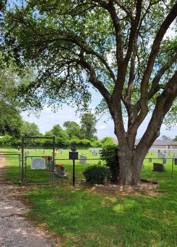 The St. John Lutheran Cemetery and Marker. Click for full size. The St. John Lutheran Cemetery and Marker image. Click for full size.
