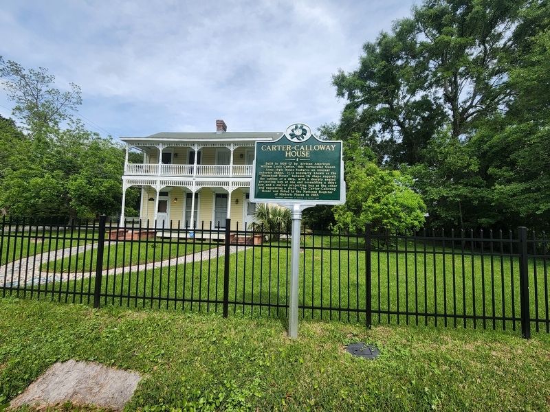 Carter-Calloway House Marker image. Click for full size.