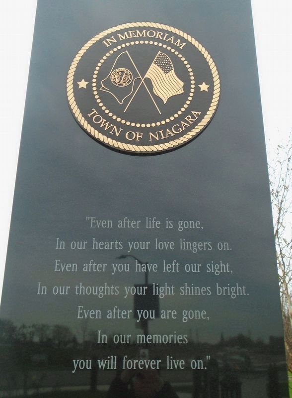 Veterans Memorial - Dedication image. Click for full size.