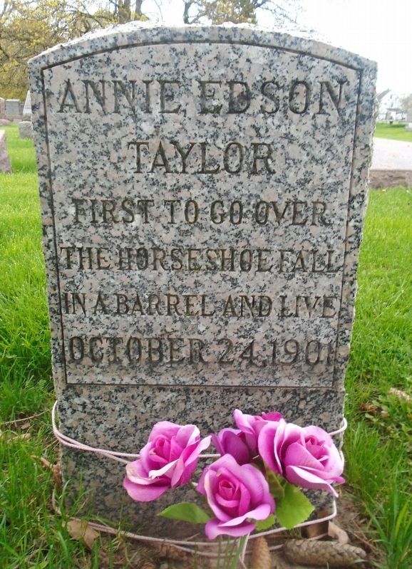 Annie Edson Taylor Marker image. Click for full size.