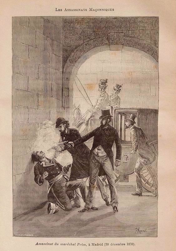 <i>Assassination of Juan Prim</i>. Click for full size. <i>Assassination of Juan Prim</i> image. Click for full size.