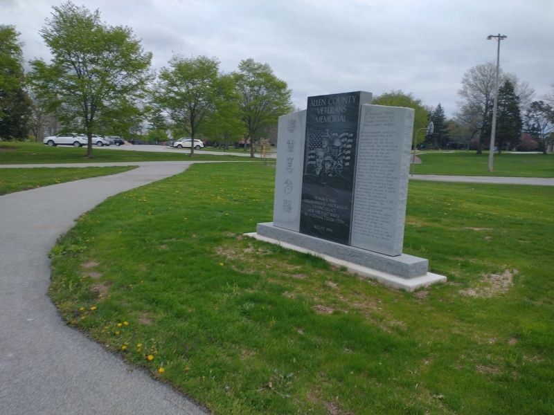 Allen County Veterans Memorial. Click for full size. Allen County Veterans Memorial image. Click for full size.
