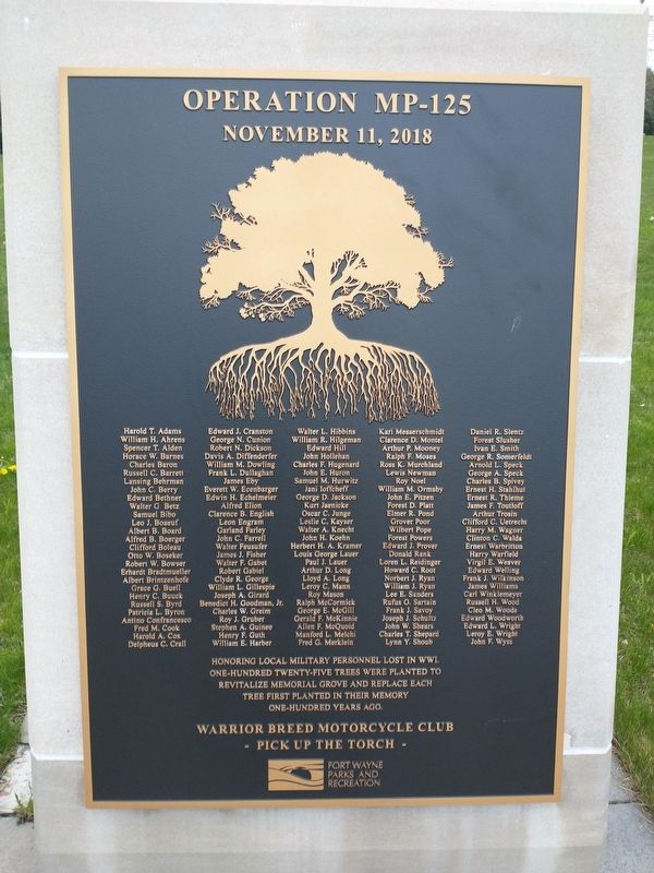 Operation MP-125 Veterans Memorial image. Click for full size.