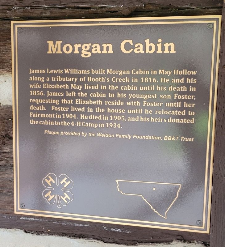 Morgan Cabin Marker image. Click for full size.
