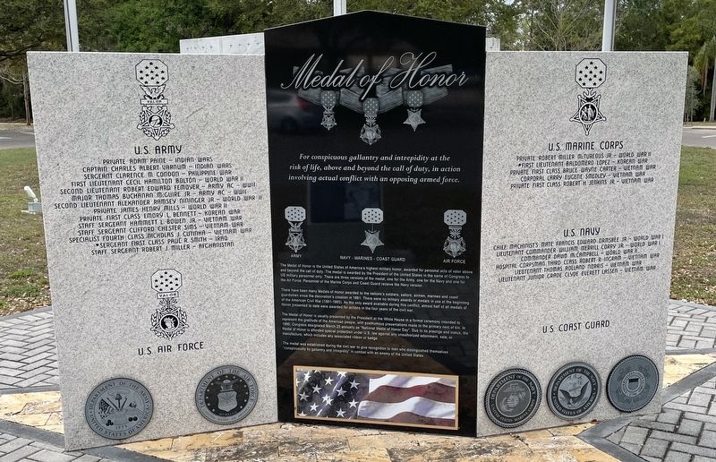 Medal of Honor Marker. Click for full size. Medal of Honor Marker image. Click for full size.