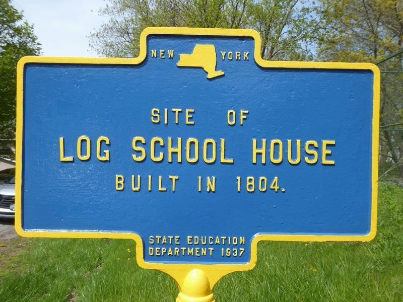 Site of Log School House Marker image. Click for full size.