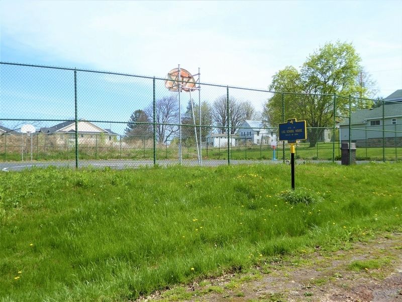 Site of Log School House Marker image. Click for full size.