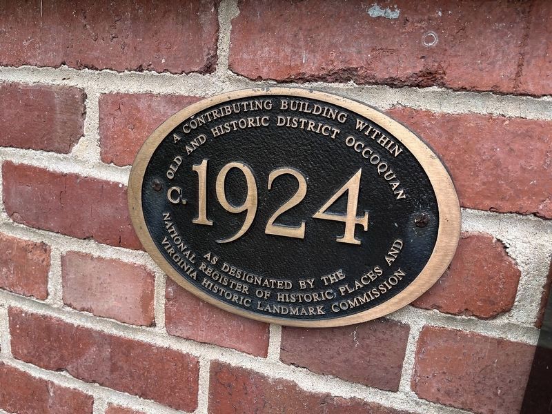 National Register plaque for the building image. Click for full size.