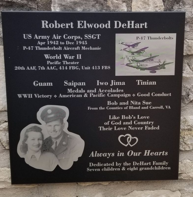 Robert Elwood DeHart Marker image. Click for full size.