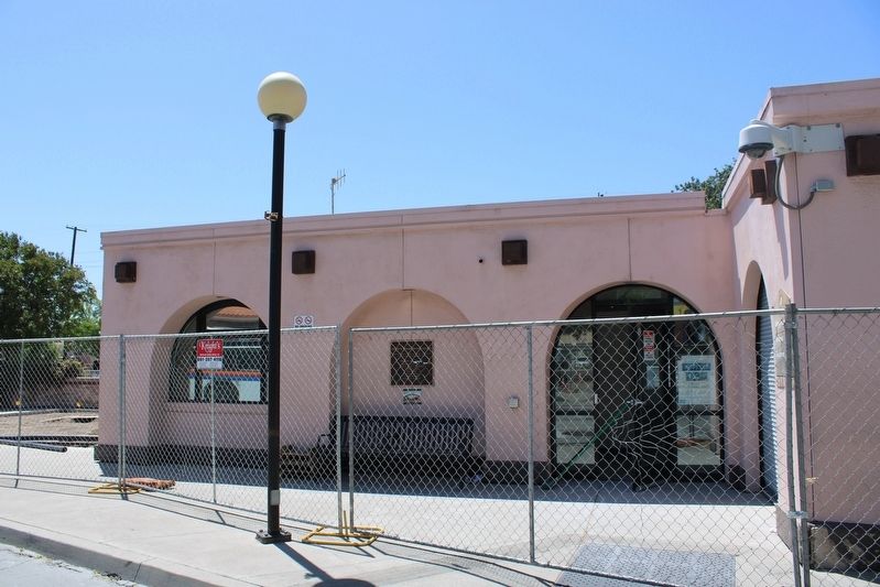 Southern Pacific Railroad Passenger Depot Marker image. Click for full size.