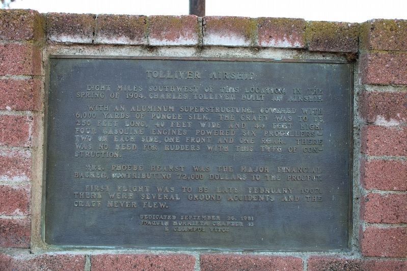 Tolliver Airship Marker. Click for full size. Tolliver Airship Marker image. Click for full size.