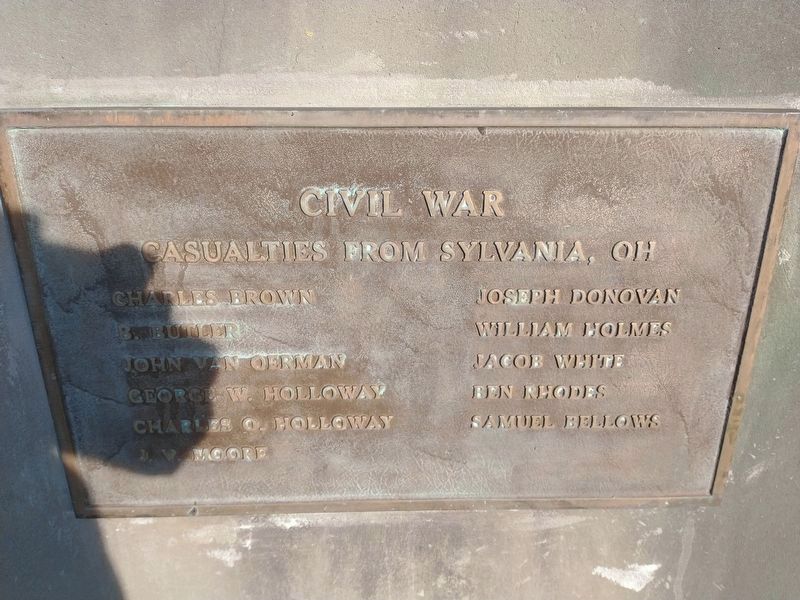 Sylvania Civil War Memorial image. Click for full size.