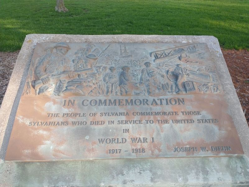 Sylvania World War I Memorial image. Click for full size.